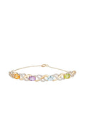 "Launceston" Bracelet - Diamonds 0.42/85, C0.55/1, P0.51/1, A0.45/1, Bt0.7/1 - 375/1000 Yellow Gold