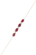 Bracelet "Baru" D 0,050/9  Rubis 2,72/4 - Or Jaune 375/1000