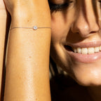 Bracelet "Simply Diamonds" D0.05Ct/9 - Or Blanc