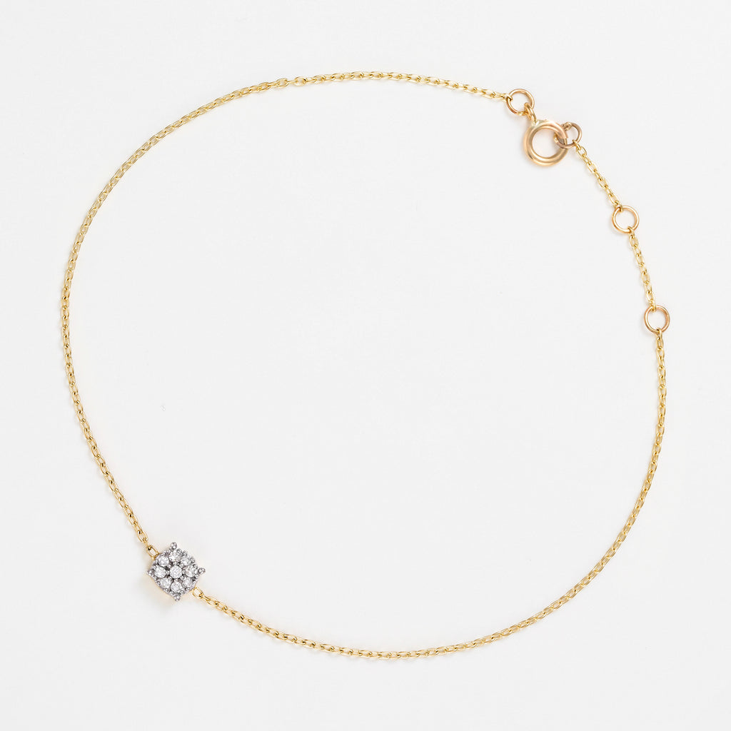 Bracelet "Simply Diamonds" D0,05Ct/9