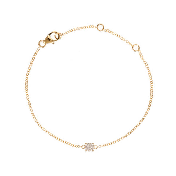 Bracelet "Simply Diamonds" D0,05Ct/9 - Or Jaune