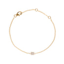 "Simply Diamonds" Bracelet D0.05Ct/9 - Yellow Gold