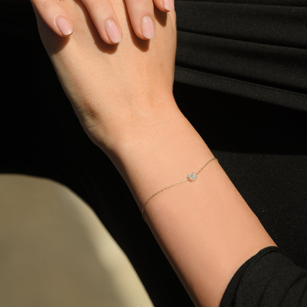 Bracelet "Simply Diamonds" D0,05Ct/9