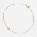 Bracelet "Simply Diamonds" D0,05Ct/9 - Or Jaune 375/1000