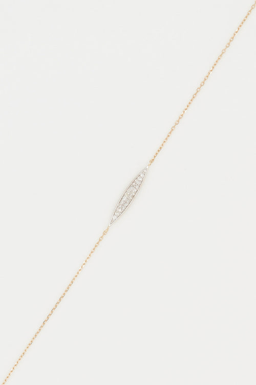 Bracelet "Arumia" D0,061/20 - Or Jaune 375/1000