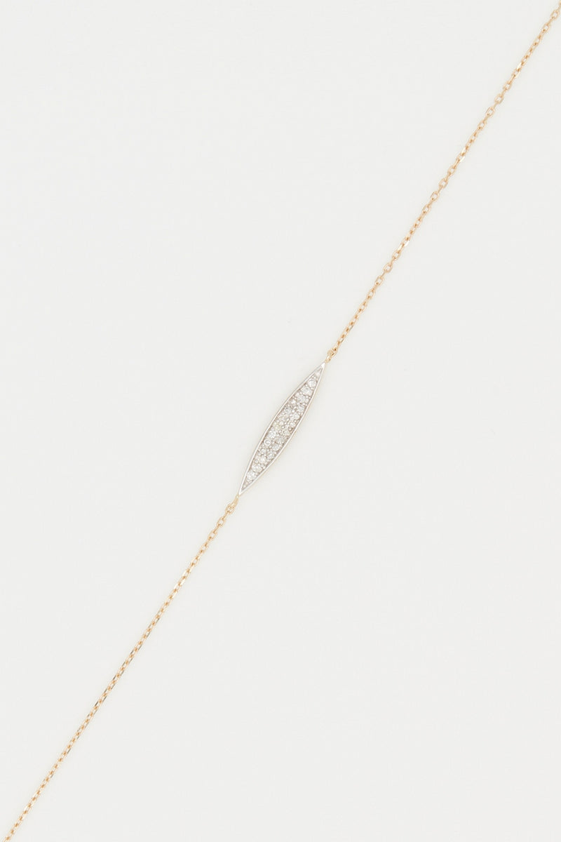 Bracelet "Arumia" D0,061/20 - Or Jaune 375/1000