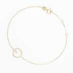 Bracelet "Barette Encerclée" Diamant 0,02Ct/6