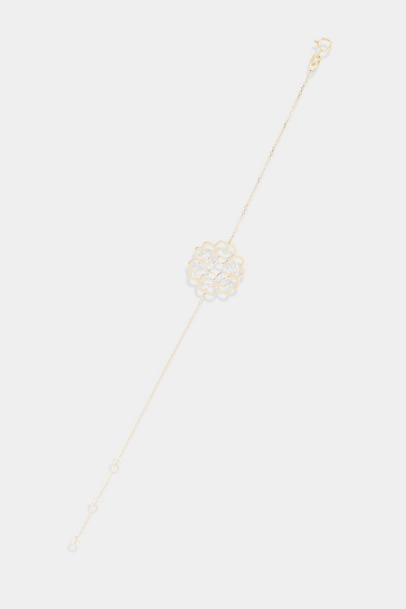 Bracelet "Ménèlas" Tout Or - Or Jaune 375/1000