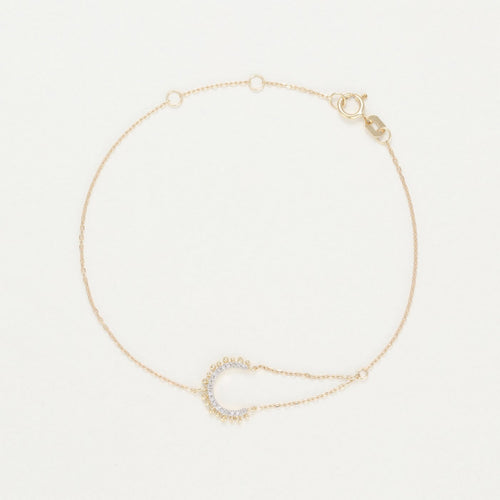Bracelet "Louna" D0,052/19 - Yellow gold 375/1000