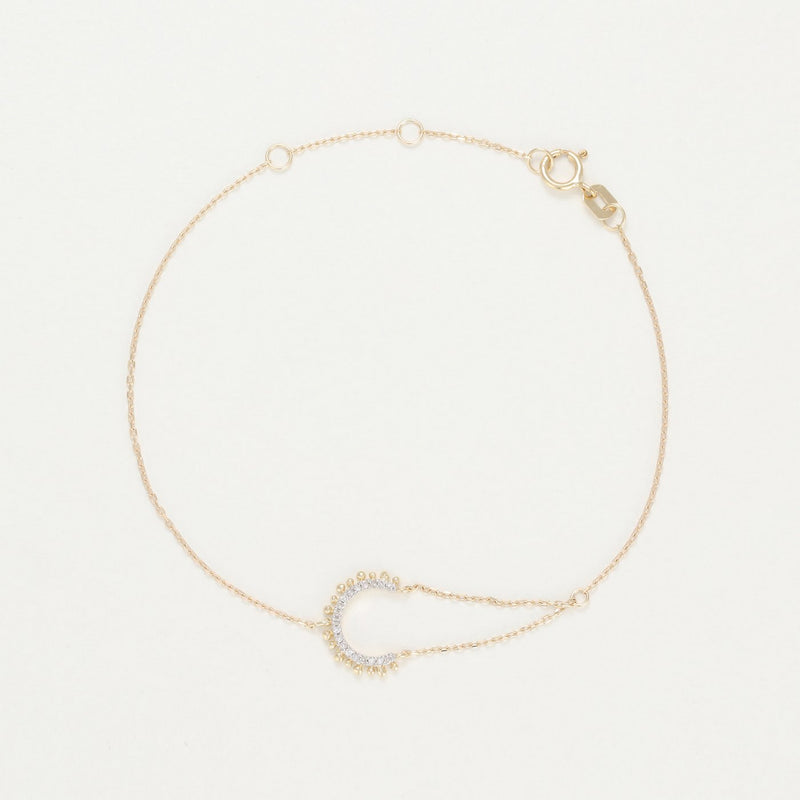 Bracelet "Louna" D0,052/19 - Or Jaune 375/1000