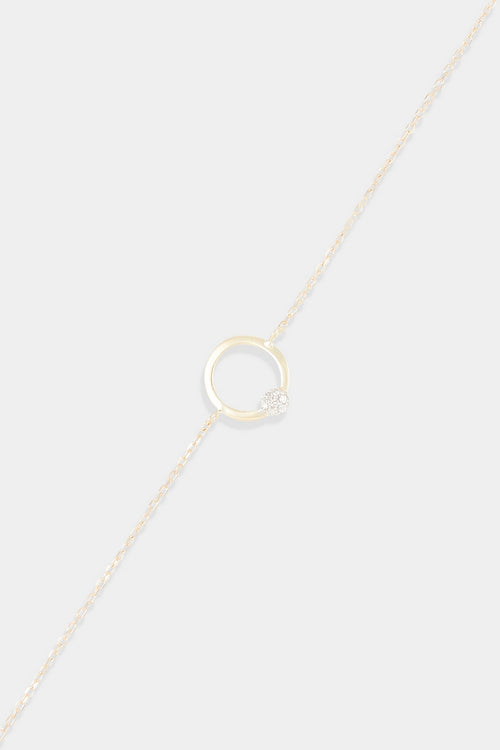 Bracelet "Yseult" D0,015/7 - Or Jaune 375/1000