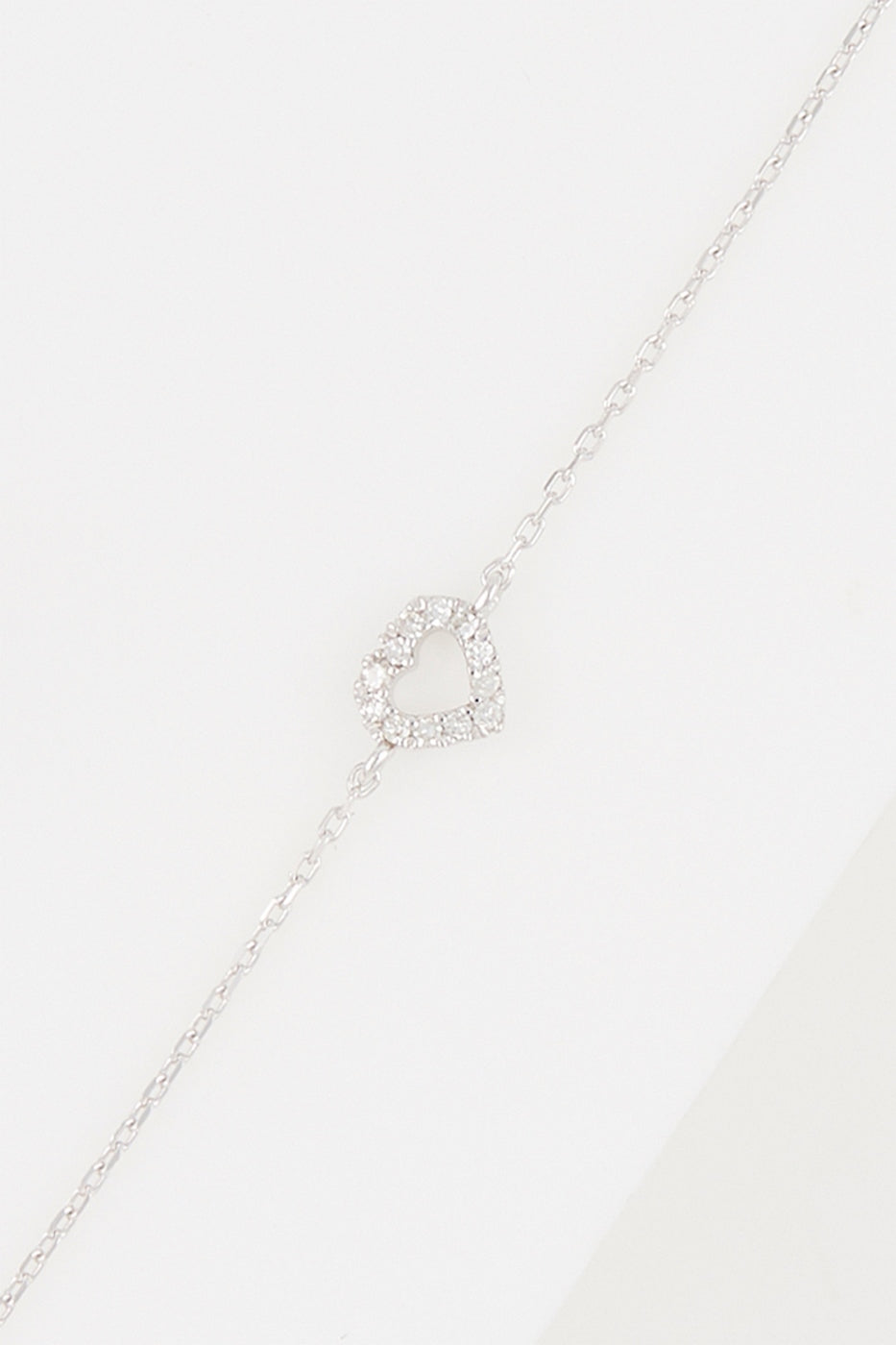 Bracelet "Lovia" D0,05/12 - Or Blanc 375/1000