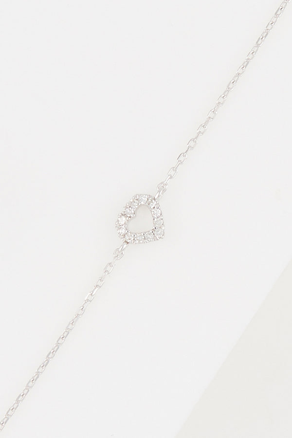 Bracelet "Lovia" D0,05/12 - Or Blanc 375/1000