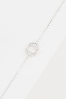 Bracelet "Emy" D0,02/5 - Or Blanc 375/1000