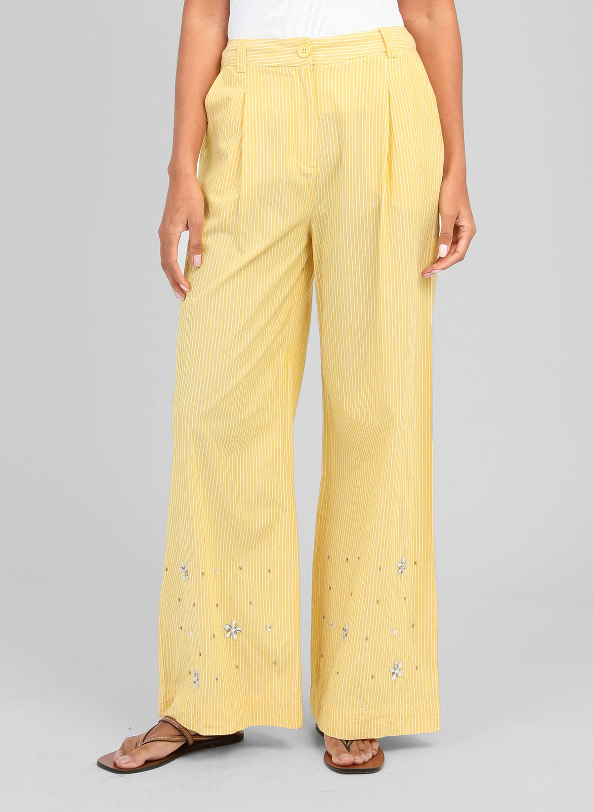 Pantalon Rylana Jaune