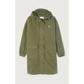 Parka semilarga recta - Caqui - Mujer