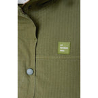 Parka semilarga recta - Caqui - Mujer