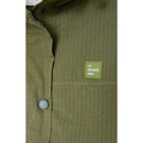 Mid-Long Straight Parka - Khaki - Women