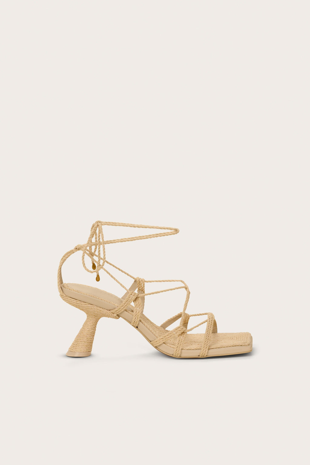 Sandalias De Tacón Raisa - Natural