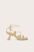 Sandalias De Tacón Raisa - Natural