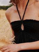 Ronda Gauze Dress - Black