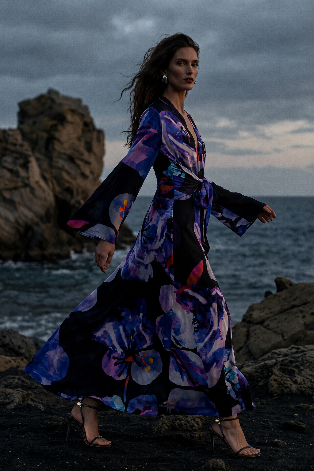 Vestido Rania - Midnight Mystic