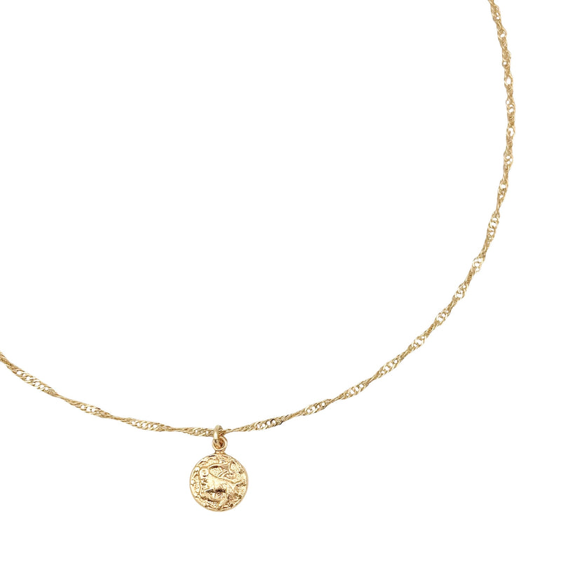 Baby Astro Necklace - Capricorn - Gold