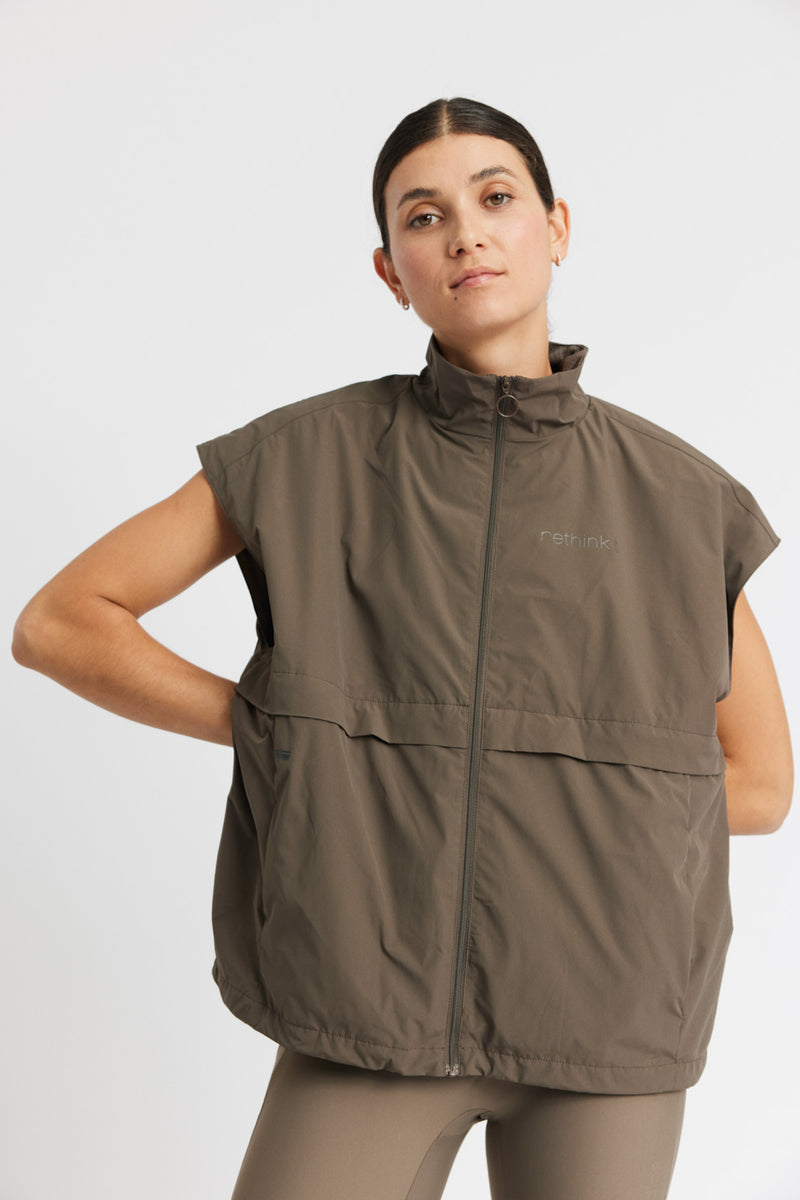 Gilet De Survêtement Castille - Dark Brown