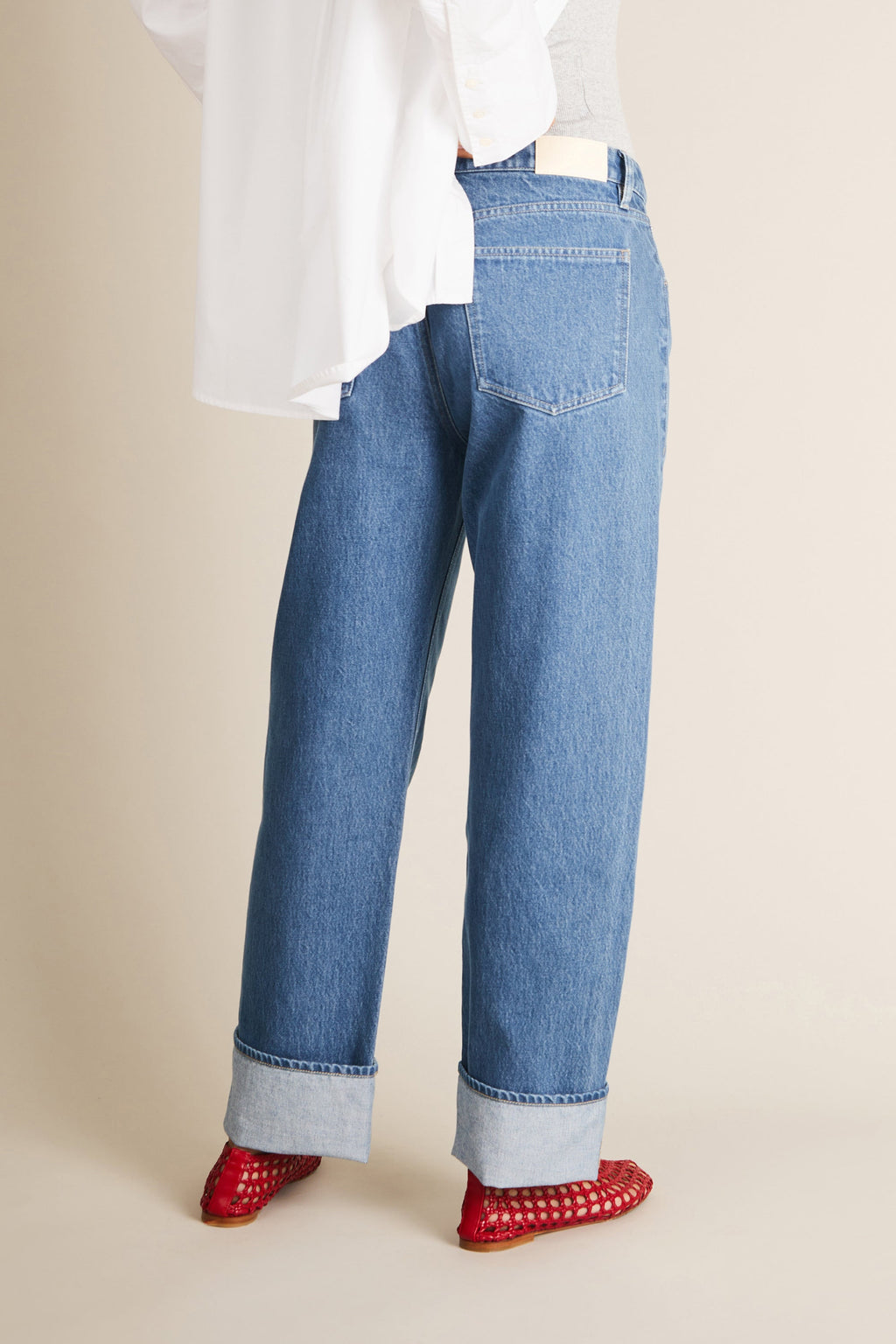 Jeans Boyfriend Middle Blue - Donna
