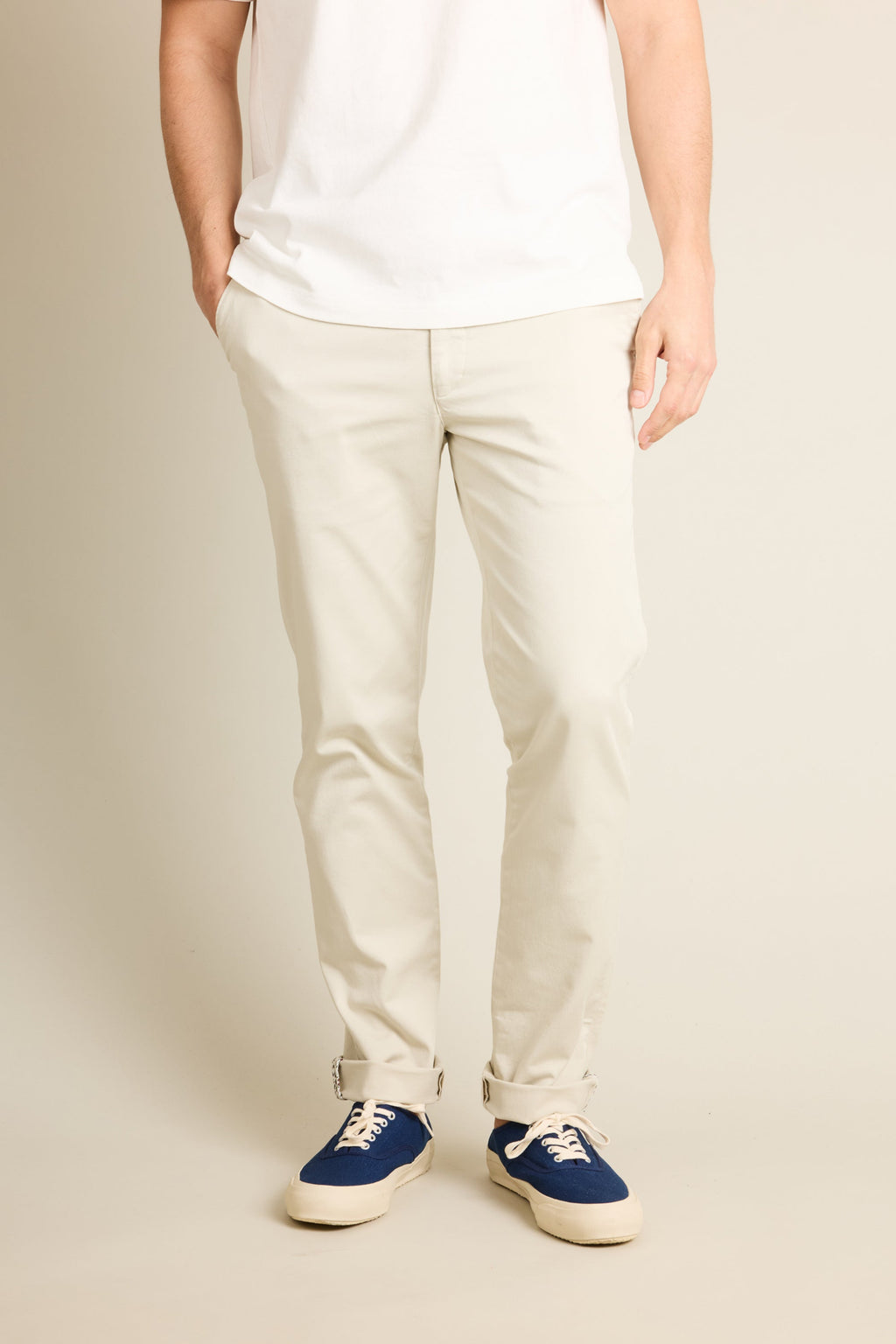 Chino Easy Gesso - Uomo