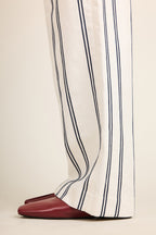 Pantalon Palazzo Léger Rayé