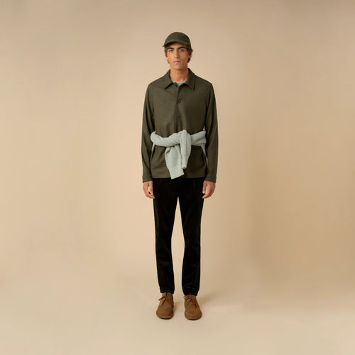 Veste Recycled Wool Work Olive Green Archive