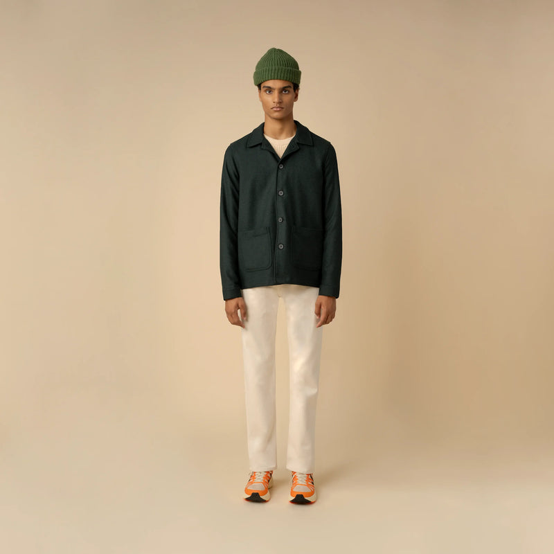 Veste Recycled Wool Work Navy