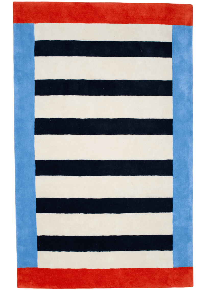 Red Symmetry - Tapis - Laine