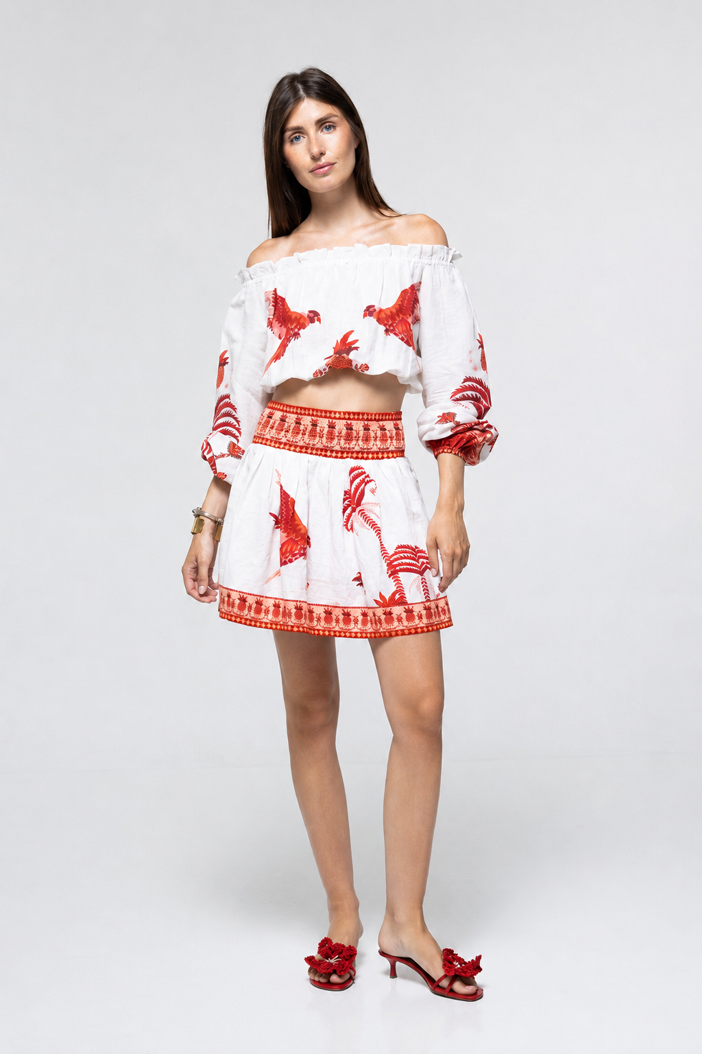 Rosa Top - Red Parrot