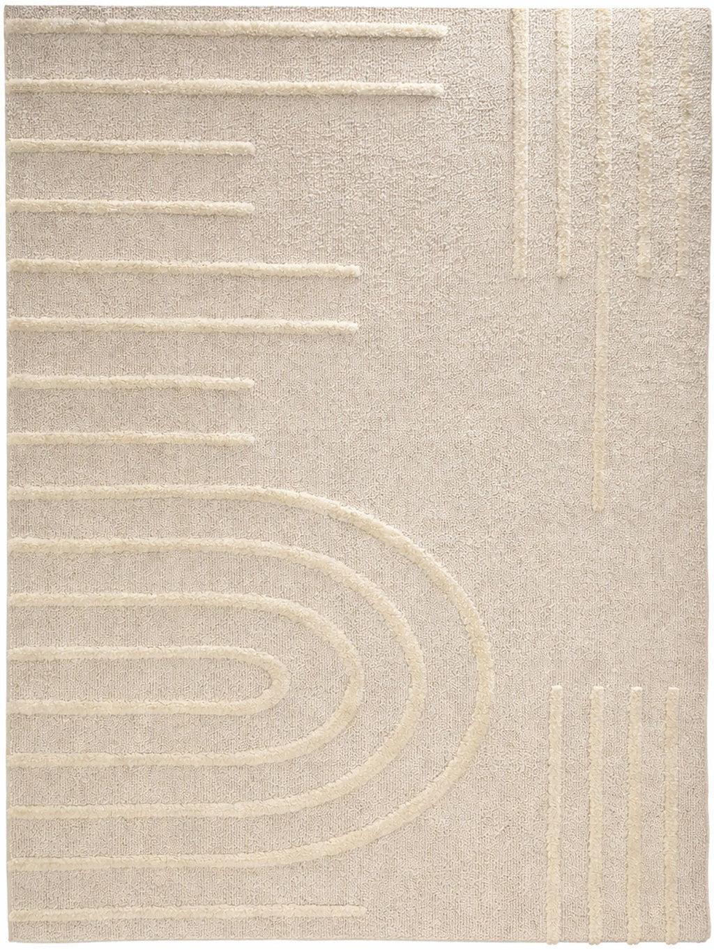 Harmonie - Tapis D'Intérieur - Polypropylène - Creme