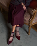 Bailarina Mercedita Burdeos Pelo Becerro