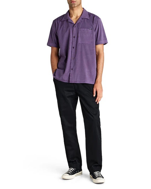 Remi Garment Dye Shirt - Navy Cosmos