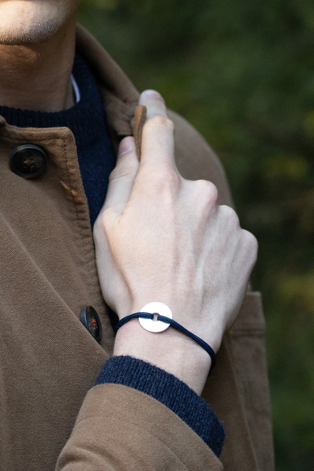Bracelet Remous - Bleu Marine