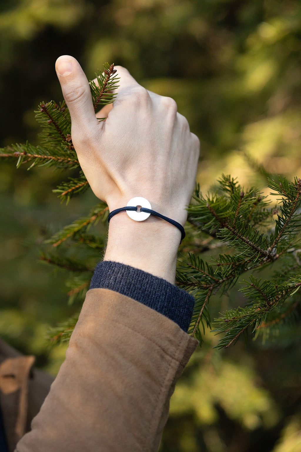 Bracelet Vareuse - Bleu Marine & Blanc