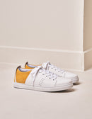 M.Moustache - Low leather and suede sneaker