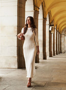 ROBE LONGUE MAILLE RESEDA PETITE MENDIGOTE 