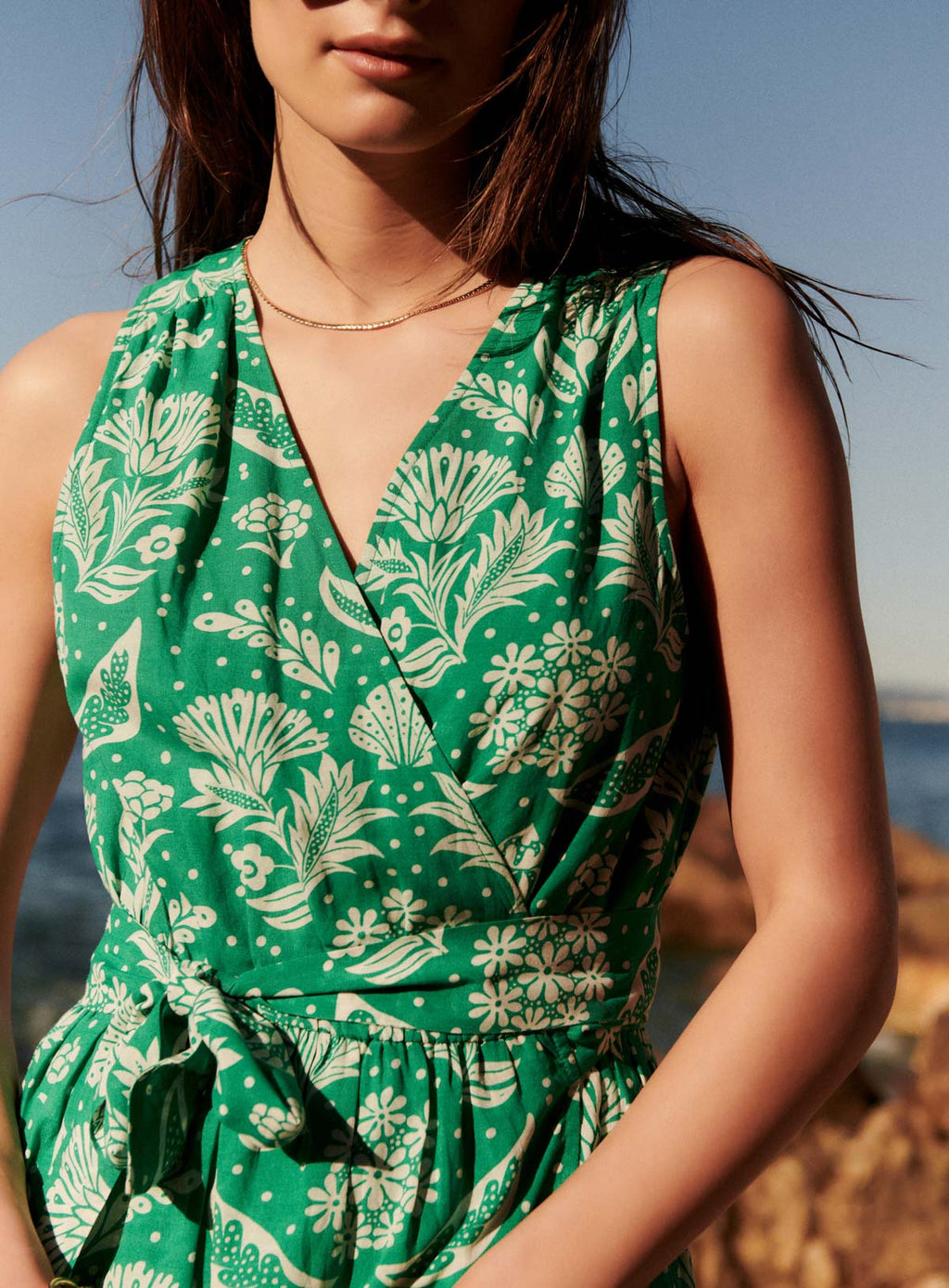 Robe Courte Rey Seashell - Jade