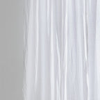 Curtain - In White Washed Linen with Gathering Tape