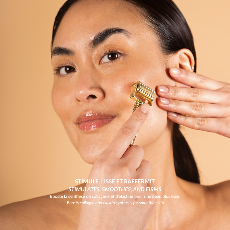 Ridoki gold acupression-Outils Visage-Roll On Jade