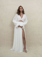 Vestido de ceremonia Flora - Blanco