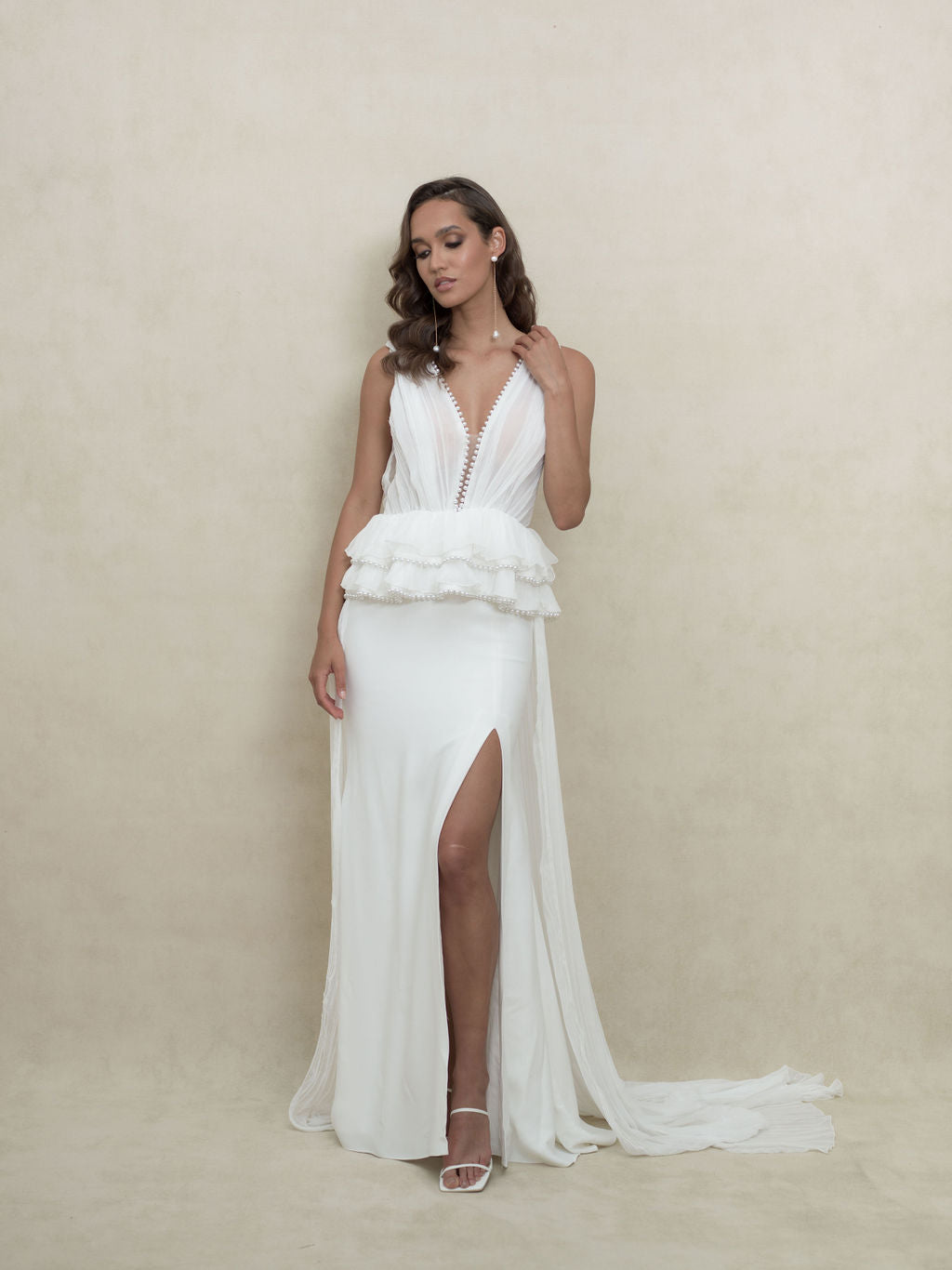 Vestido de ceremonia Anouk - Blanco