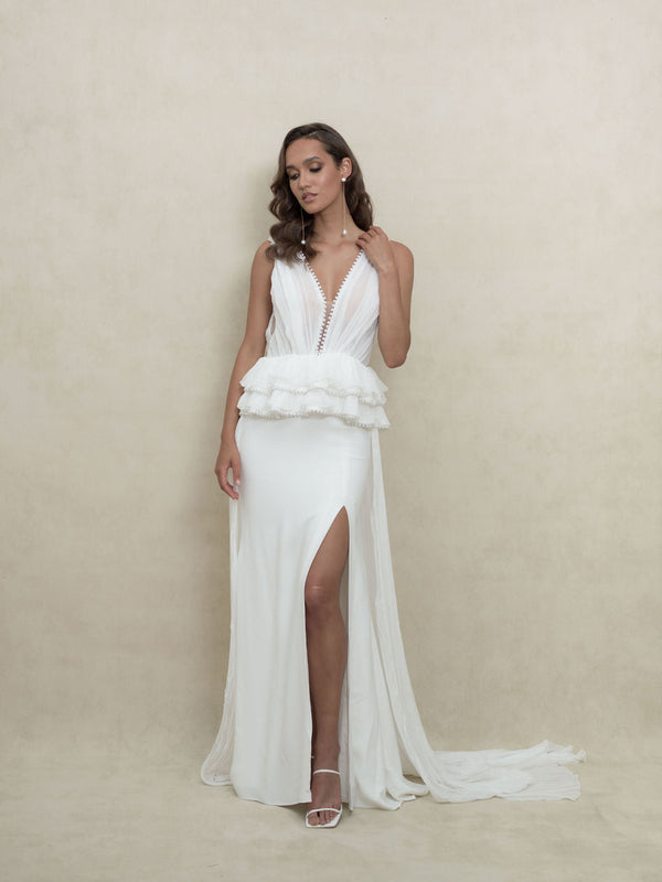Vestido de ceremonia Anouk - Blanco