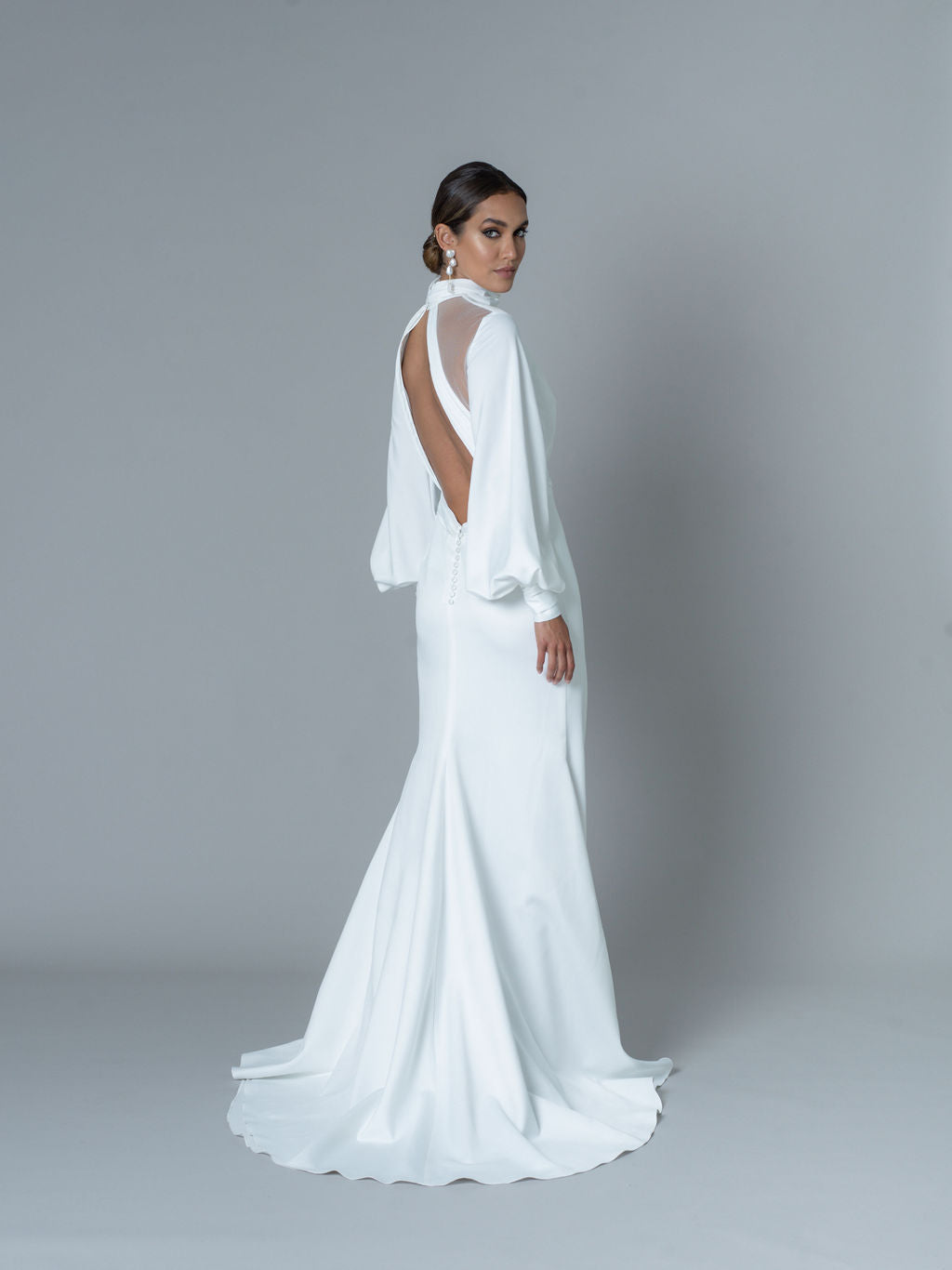 Vestido de ceremonia Linda - Blanco