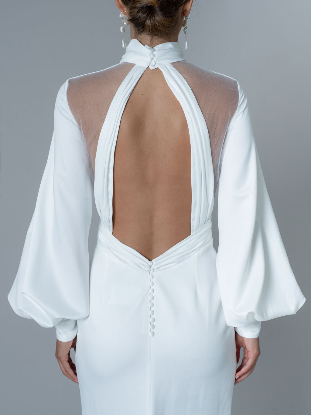 Vestido de ceremonia Linda - Blanco